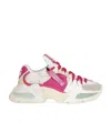 Dolce & Gabbana 30mm Air Master Nylon & Leather Sneakers In White
