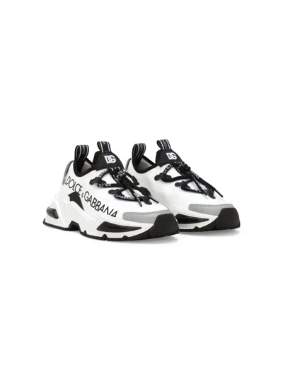 DOLCE & GABBANA AIRMASTER PANELLED SNEAKERS