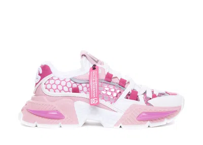 Dolce & Gabbana Airmaster Sneakers In Pink