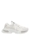 Dolce & Gabbana White Mixed-material Airmaster Sneakers In White
