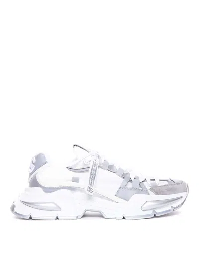 Dolce & Gabbana Airmaster Sneakers In White