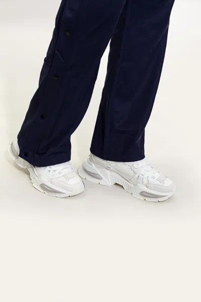 Dolce & Gabbana Mixed-material Airmaster Sneakers In White