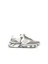 Dolce & Gabbana Dg Country Road Sneaker In Leather And Fabric In White