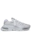 Dolce & Gabbana White Mixed-material Airmaster Sneakers In White