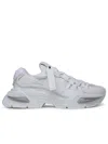 Dolce & Gabbana White Mixed-material Airmaster Sneakers In White