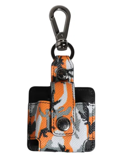 Dolce & Gabbana Airpods Card Case In Multicolor