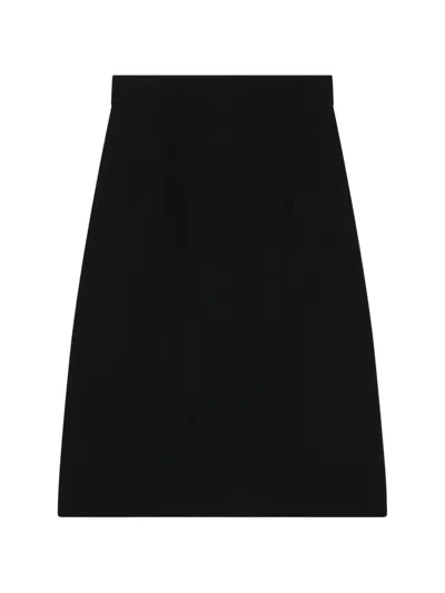 Dolce & Gabbana A-line Midi Skirt In Black