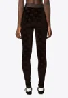 Dolce & Gabbana Black Pants With High Waist And Belt Loops In Brown