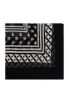 Dolce & Gabbana All-over Dg Logo Printed Scarf In Nero