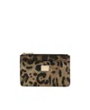 Dolce & Gabbana All-over Leopard-print Wallet In Brown