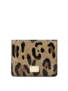 Dolce & Gabbana All-over Leopard-print Wallet In Estampado Animalier
