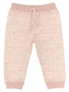 Dolce & Gabbana All Over Logo Joggers In Pink
