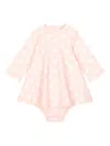 Dolce & Gabbana Interlock Dress With All-over Logo Print In Pink
