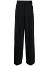 Dolce & Gabbana All-over Logo Print Trousers In Black