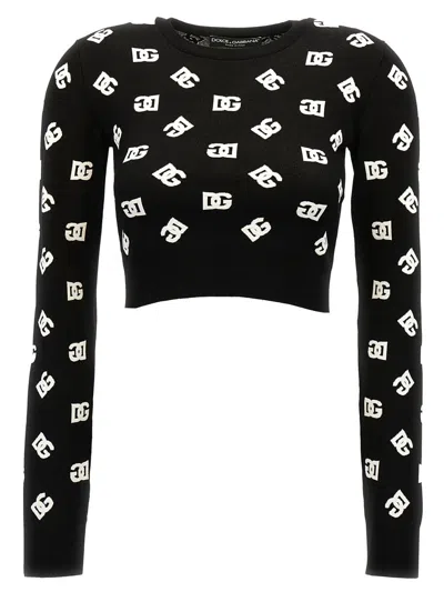 DOLCE & GABBANA DOLCE & GABBANA ALL OVER LOGO SWEATER