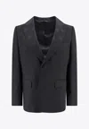 DOLCE & GABBANA ALL-OVER MONOGRAM BLAZER