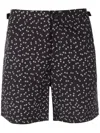 Dolce & Gabbana Badeshorts Mit Print In Schwarz