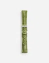 Dolce & Gabbana Alligator Strap With Buckle And Hook In Steel In Olive Green