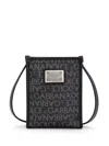 Dolce & Gabbana Small Printed Jacquard Shopper In Black