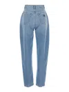 Dolce & Gabbana 'amber' Light Blue Jeans With Rips In Cotton Denim Woman In Blue