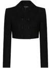Dolce & Gabbana Short Double-breasted Suit Jacket