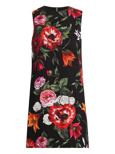 DOLCE & GABBANA ANEMONE PRINT DRESS