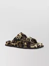 Dolce & Gabbana Animal Pattern Flat Sole Sandals