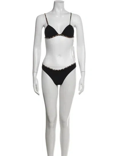 Pre-owned Dolce & Gabbana Animal Print Bikini In Multi