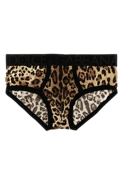 DOLCE & GABBANA DOLCE & GABBANA ANIMAL PRINT BRIEF