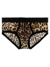 Dolce & Gabbana Animal Print Boxers With Elastic Waistband In Animal Print