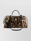 Dolce & Gabbana Leopard Print Vittoria Shoulder Bag In Animal Print