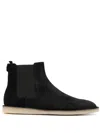 Dolce & Gabbana Black Pull-on Ankle Boots With Dg Logo