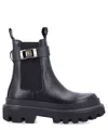 Dolce & Gabbana Military Style Chunky Sole Ankle Boot