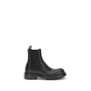 Dolce & Gabbana Chunky Sole Round Toe Ankle Boots In Black
