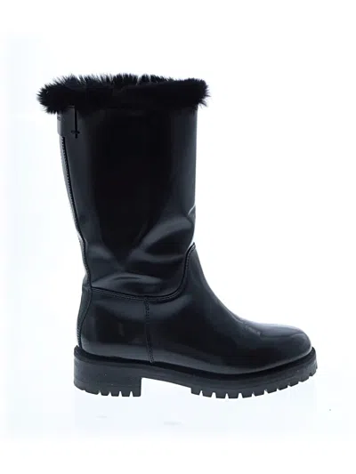 Pre-owned Dolce & Gabbana Ankle Boots In Black