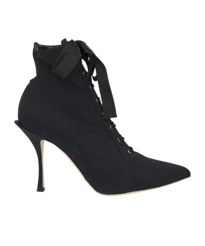 Dolce & Gabbana Ankle Boots In Black