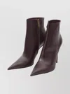 Dolce & Gabbana Ankle Boots Pointed Silhouette In Animal Print