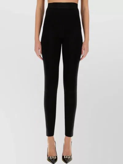 Dolce & Gabbana Ankle Length High-waisted Stretch Fit Leggings