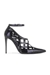 Dolce & Gabbana Lollo 105 Polished Leather Pumps In Black