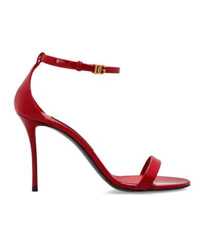 Dolce & Gabbana Dolce  Gabbana Ankle Strap Sandals In Red