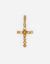 Dolce & Gabbana Anna Charm In Yellow Gold 18kt With Citrines Quartzes In Gold