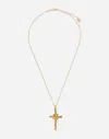 Dolce & Gabbana Anna Pendant In Yellow Gold 18kt With Citrine Quartzes In Gold