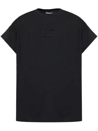 Dolce & Gabbana Short-sleeved T-shirt In Black