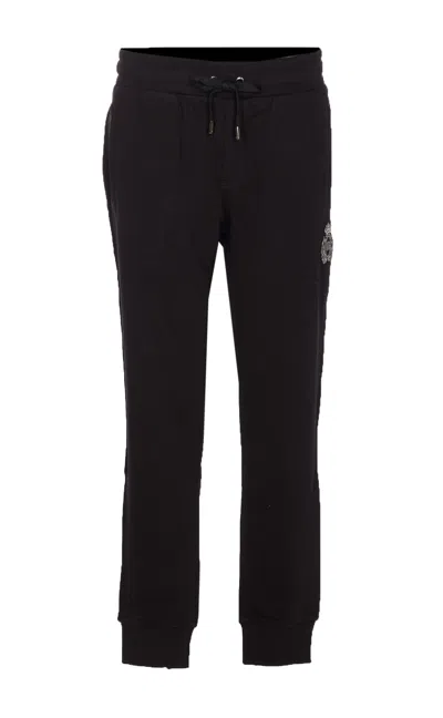 Dolce & Gabbana Trousers Ribbed Cuffs Elastic Waistband In Brown