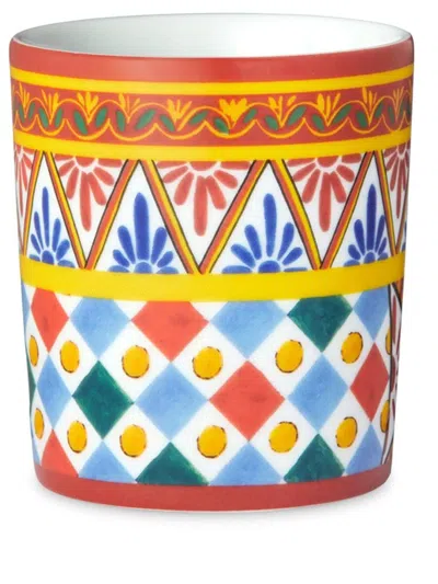 Dolce & Gabbana Archive-print Porcelain Cup In White