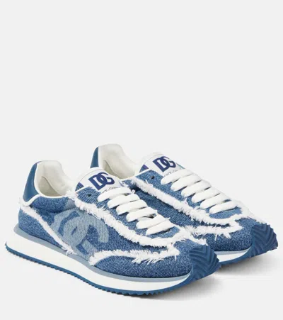 DOLCE & GABBANA ARIA DENIM SNEAKERS