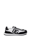 Dolce & Gabbana Mixed-material Dg Cushion Sneakers In White