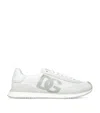 Dolce & Gabbana Cushion Sneaker In Mixed Materials Color White In White