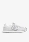 Dolce & Gabbana Mixed-material Dg Cushion Sneakers In White