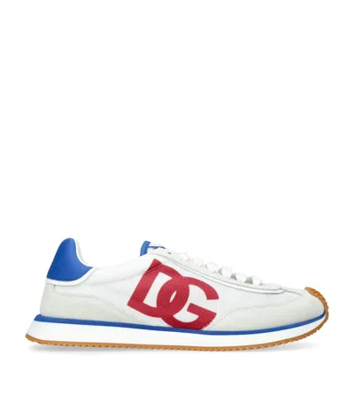 Dolce & Gabbana Aria Low-top Sneakers In White